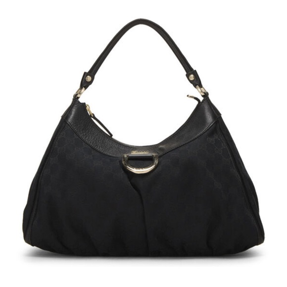 Gucci
BLACK ORIGINAL GG CANVAS D-RING ABBEY SHOULDER BAG - Pristine. - Picture 1 of 6